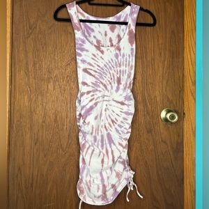 MEDIUM Aéropostale Purple Tie-dye Contour Dress